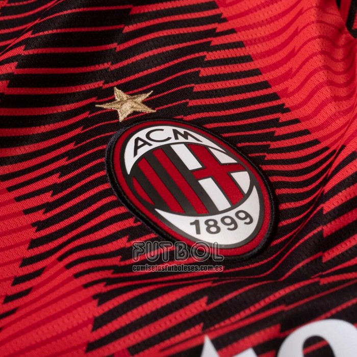 Camiseta AC Milan Primera Manga Larga 2023 2024